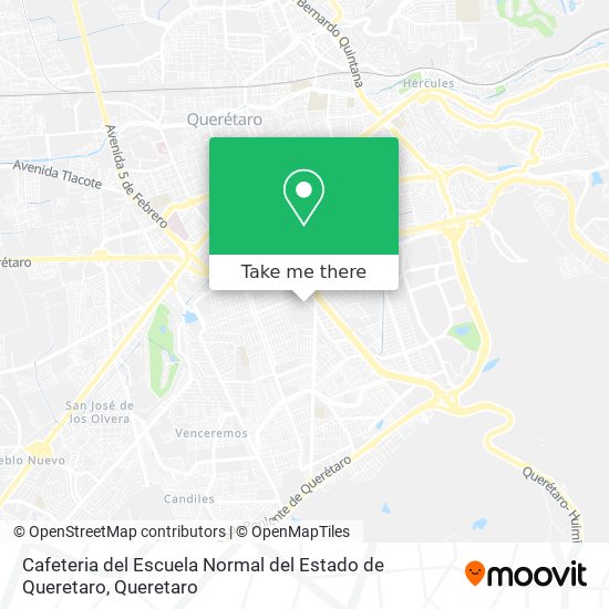 Cafeteria del Escuela Normal del Estado de Queretaro map
