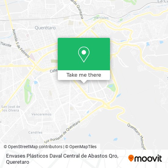 Envases Plásticos Daval Central de Abastos Qro map