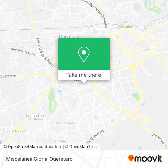 Mapa de Miscelanea Gloria