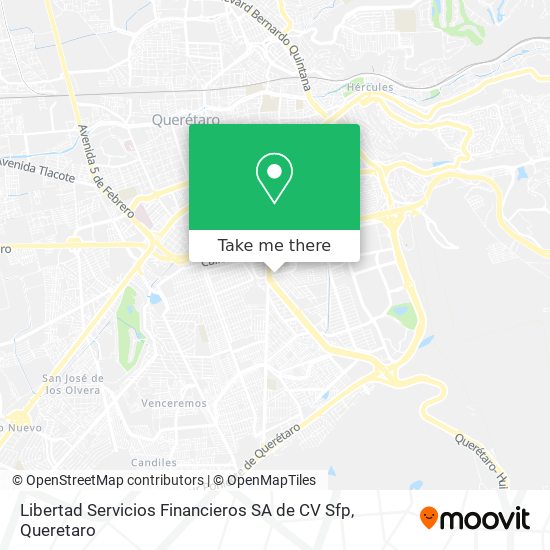 Libertad Servicios Financieros SA de CV Sfp map