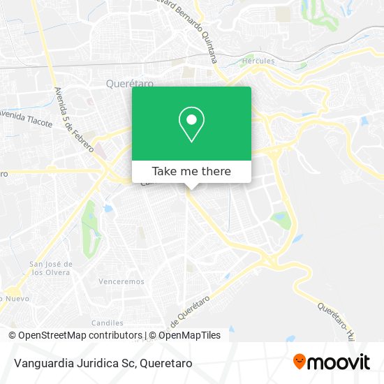 Vanguardia Juridica Sc map
