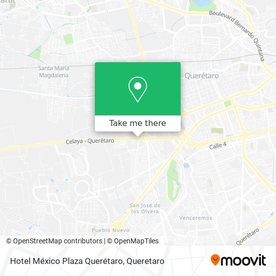 Hotel México Plaza Querétaro map