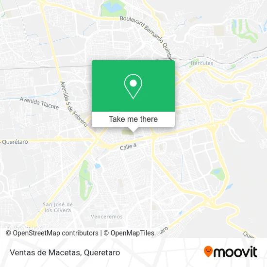 Ventas de Macetas map