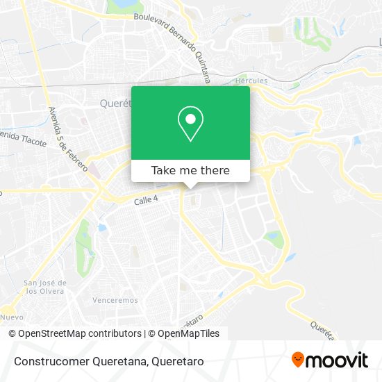 Construcomer Queretana map