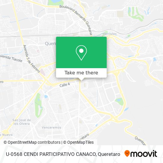 U-0568 CENDI PARTICIPATIVO CANACO map