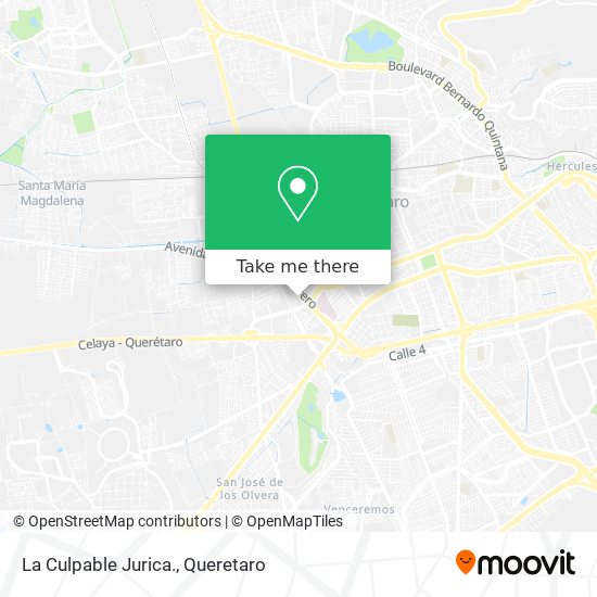Mapa de La Culpable Jurica.