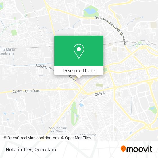 Mapa de Notaria Tres
