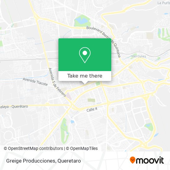 Mapa de Greige Producciones