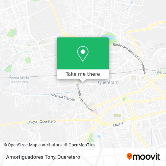 Mapa de Amortiguadores Tony