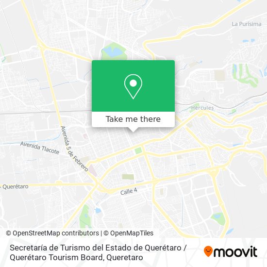 Secretaría de Turismo del Estado de Querétaro / Querétaro Tourism Board map