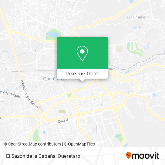 El Sazon de la Cabaña map