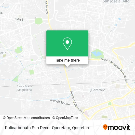 Mapa de Policarbonato Sun Decor Querétaro