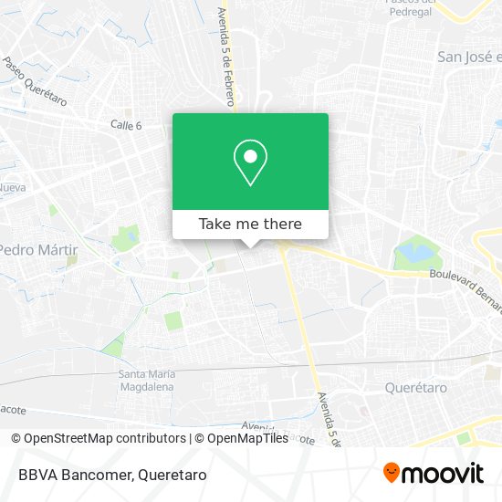 BBVA Bancomer map