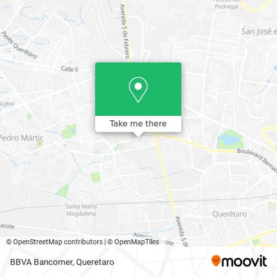 BBVA Bancomer map