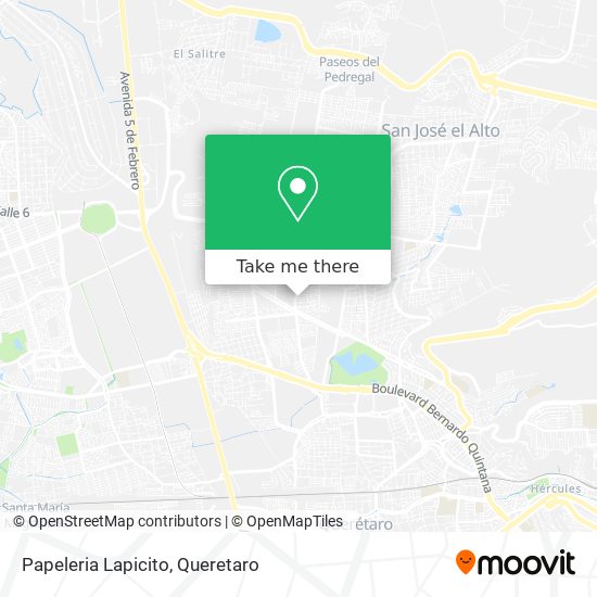 Mapa de Papeleria Lapicito