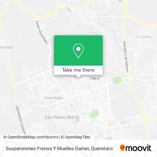 Mapa de Suspensiones Frenos Y Muelles Gaitan