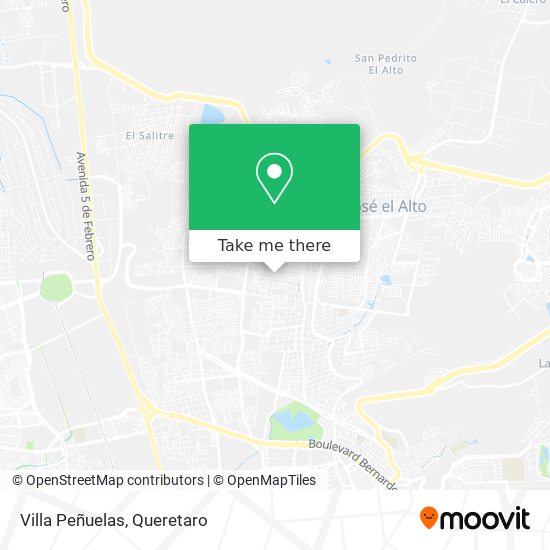Mapa de Villa Peñuelas