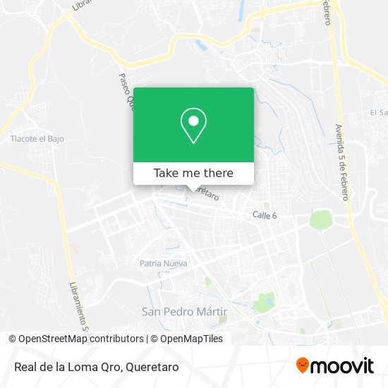Real de la Loma Qro map