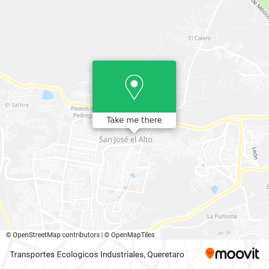 Transportes Ecologicos Industriales map