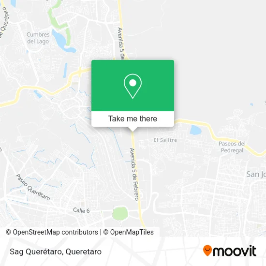 Mapa de Sag Querétaro