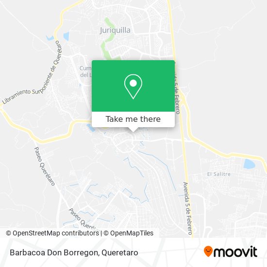 Mapa de Barbacoa Don Borregon