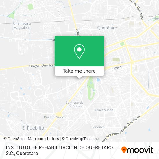 INSTITUTO DE REHABILITACION DE QUERETARO, S.C. map