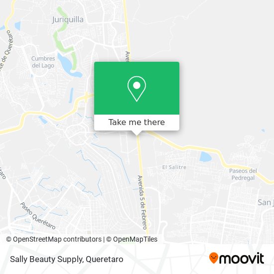 Sally Beauty Supply map