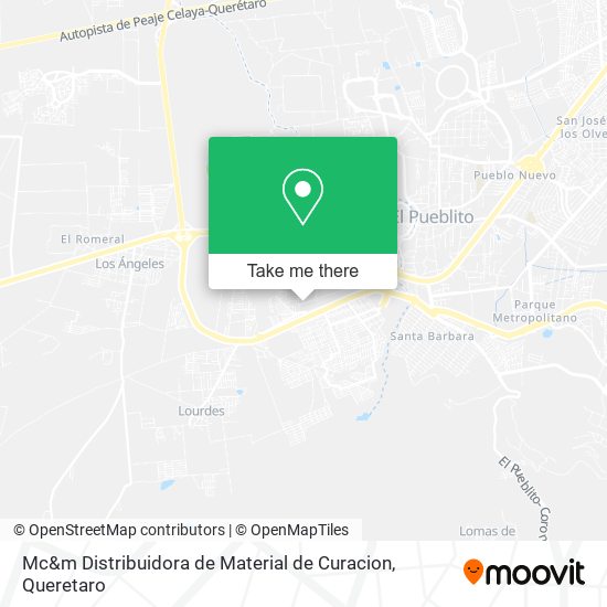 Mc&m Distribuidora de Material de Curacion map