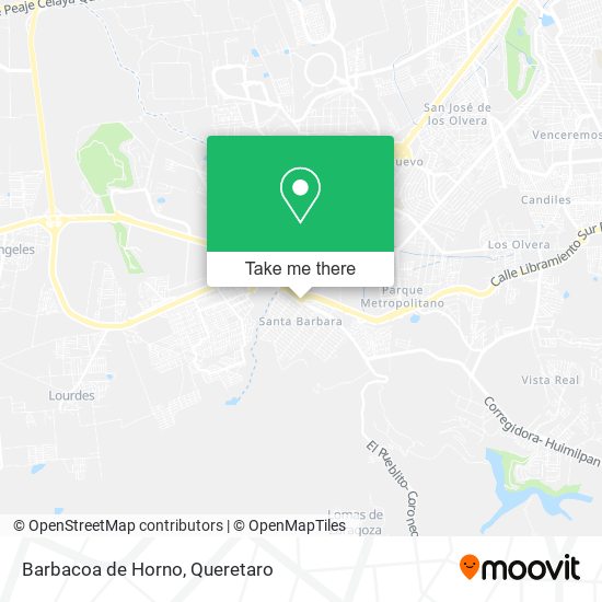 Mapa de Barbacoa de Horno