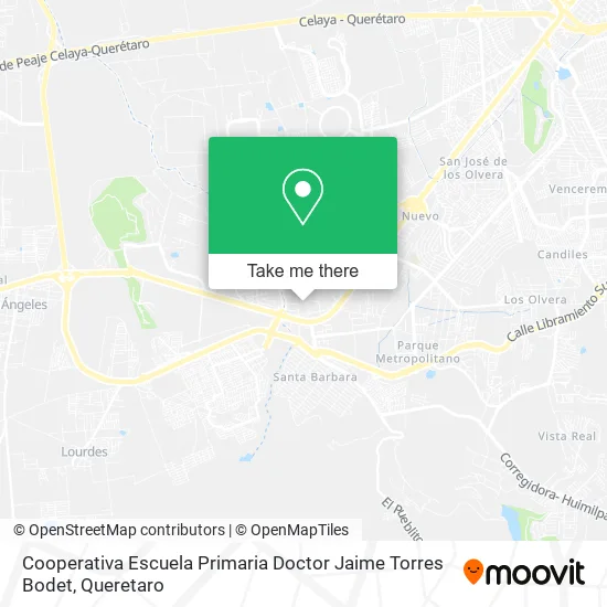 Mapa de Cooperativa Escuela Primaria Doctor Jaime Torres Bodet