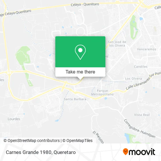 Carnes Grande 1980 map