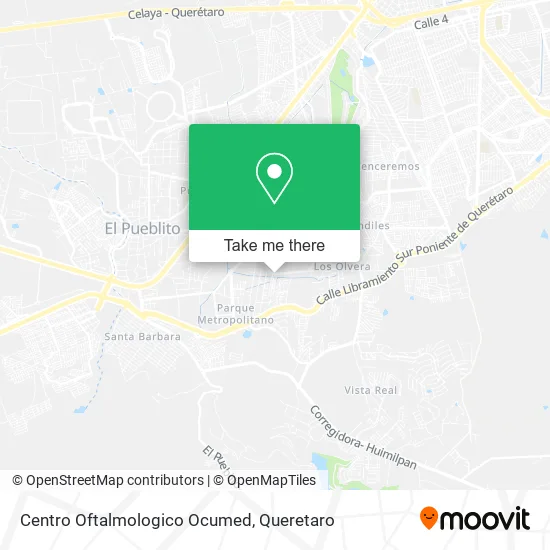 Mapa de Centro Oftalmologico Ocumed