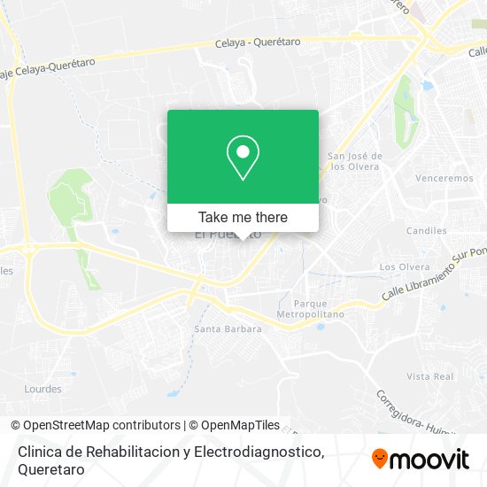 Clinica de Rehabilitacion y Electrodiagnostico map