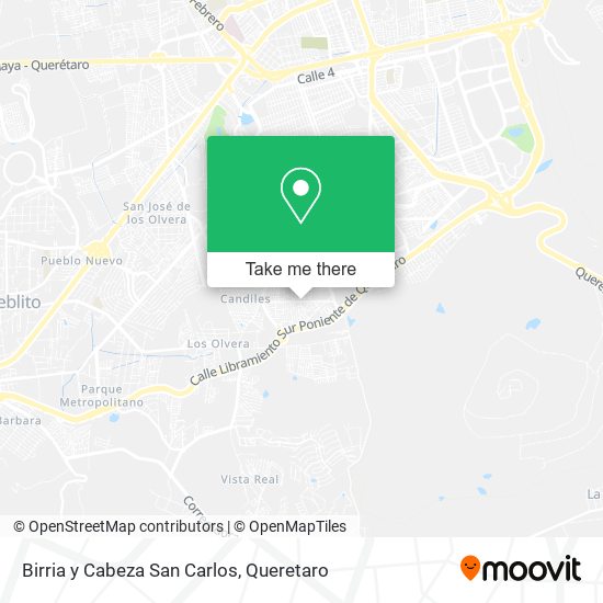 Birria y Cabeza San Carlos map