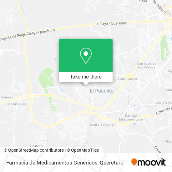 Mapa de Farmacia de Medicamentos Genericos