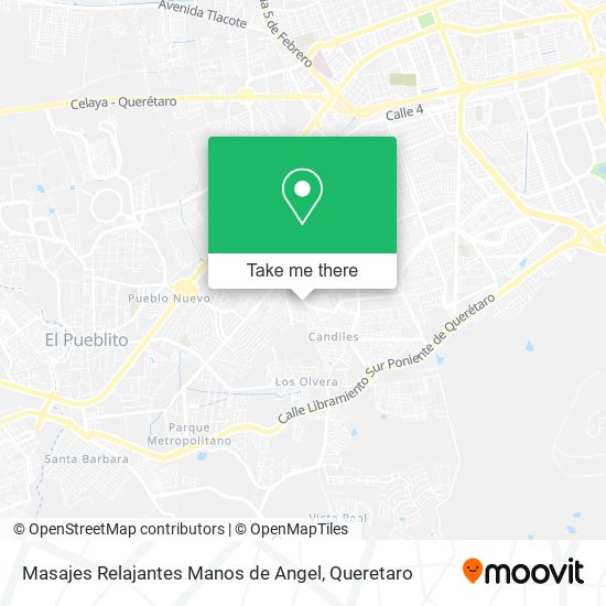 Masajes Relajantes Manos de Angel map