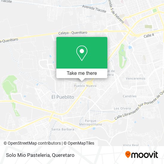 Solo Mio Pasteleria map