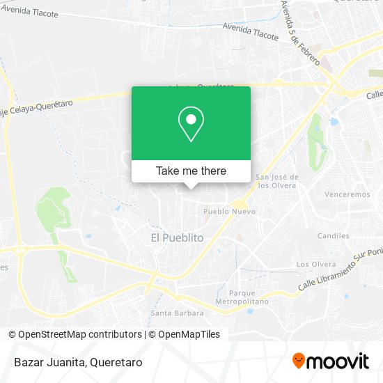 Mapa de Bazar Juanita