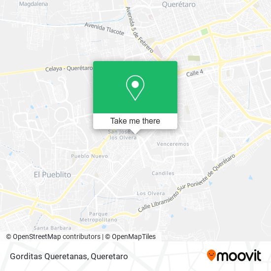 Mapa de Gorditas Queretanas
