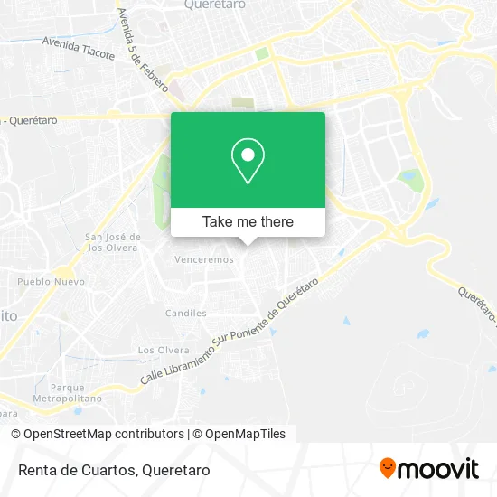 Mapa de Renta de Cuartos