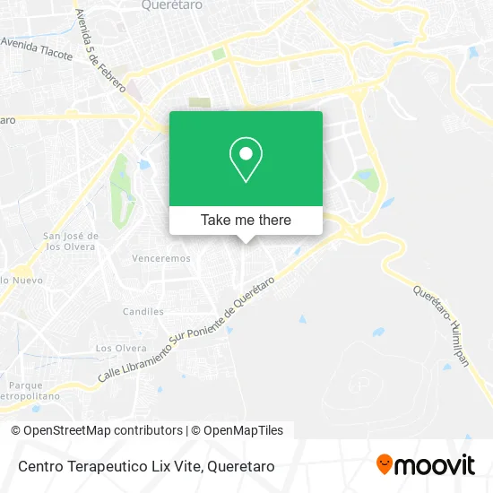 Mapa de Centro Terapeutico Lix Vite