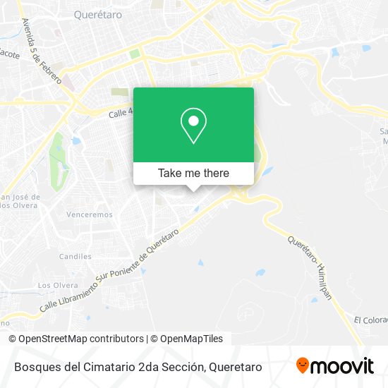 Mapa de Bosques del Cimatario 2da Sección