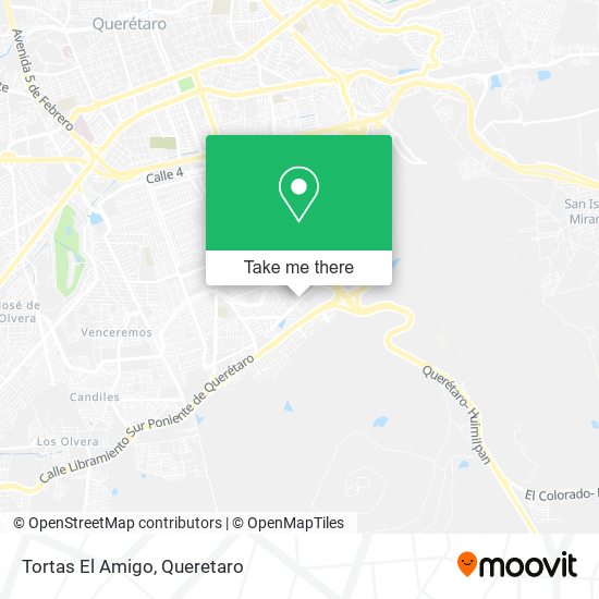 Mapa de Tortas El Amigo