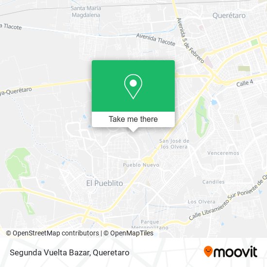 Segunda Vuelta Bazar map