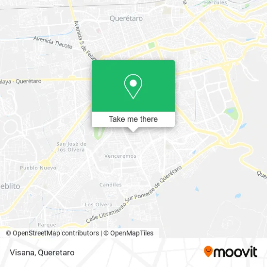 Mapa de Visana