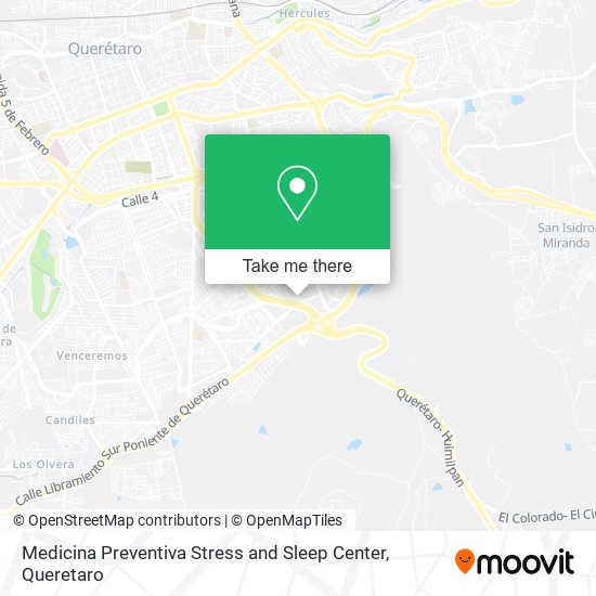 Medicina Preventiva Stress and Sleep Center map