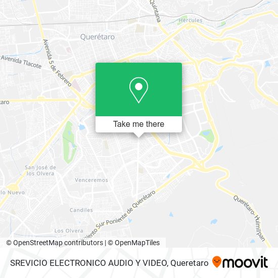 Mapa de SREVICIO ELECTRONICO AUDIO Y VIDEO