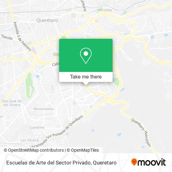 Escuelas de Arte del Sector Privado map