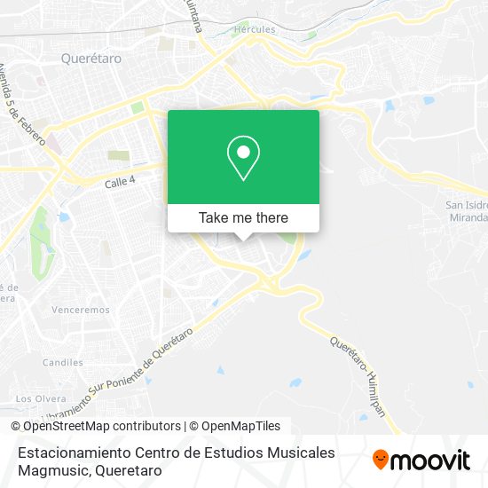 Estacionamiento Centro de Estudios Musicales Magmusic map