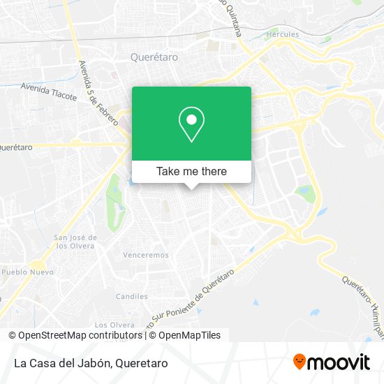 La Casa del Jabón map